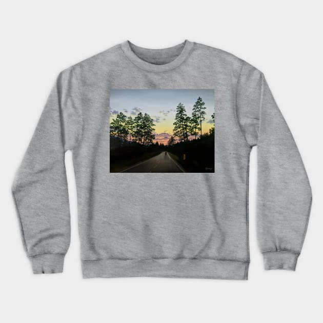 Highway to Heaven Crewneck Sweatshirt by Foxwise